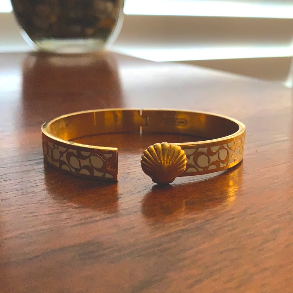 Coach bracelet in gold/white - Picture 2 of 5